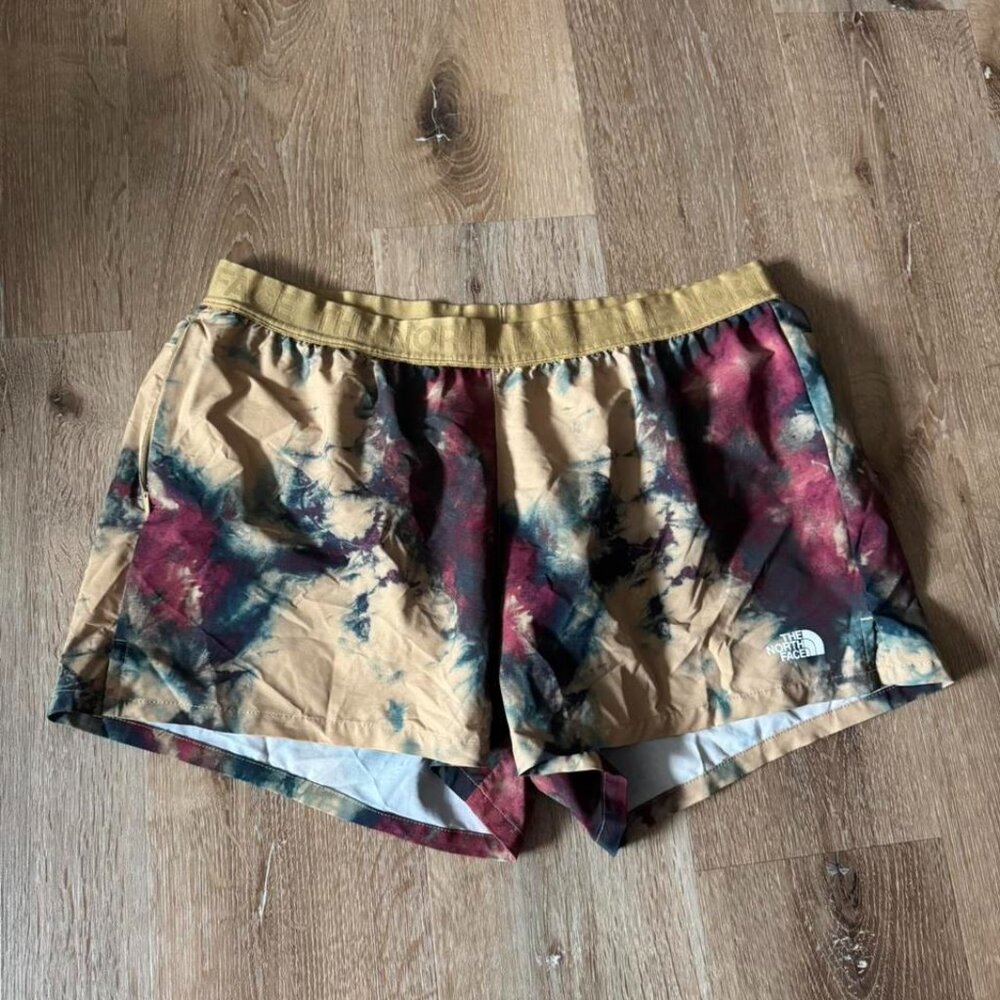 The‎ North Face Women Wanderer Tie Dye Shorts Size XL